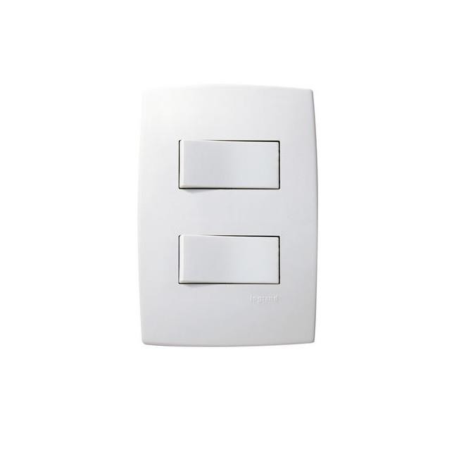 INTERRUPTOR DUPLO PARALELO 612104 PIAL PLUS