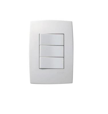 INTERRUPTOR TRIPLO SIMPLES 613100 PIAL PLUS