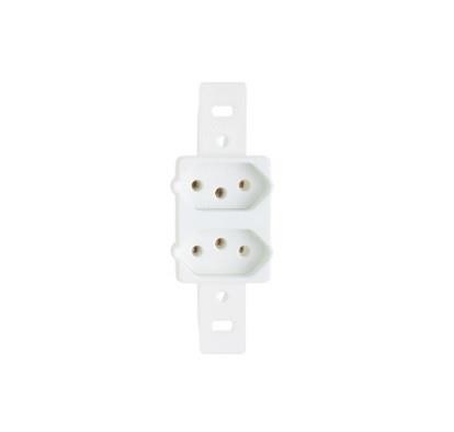 PRM 0625 MECANISMO 2 TOMADA 2P+T 10A 250V SCHNEIDER