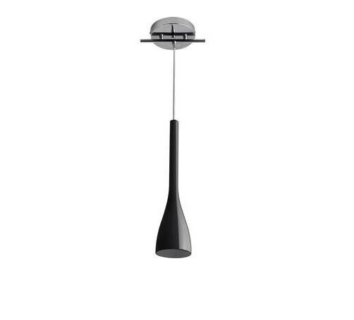 PENDENTE VIDRO MELODY COLORS UNO BLACK