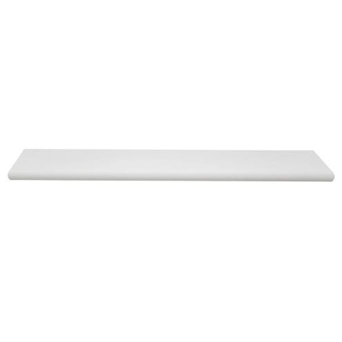 PRATELEIRA RETA 90 X 25 CM BRANCA BORDA OVAL 0486
