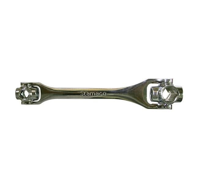 CHAVE SEXTAVADA 8 X 1 ACO CROMOVANADIO STAMACO