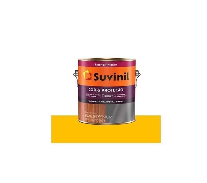 ESMALTE SINTETICO BRILHANTE AMARELO OURO SUVINIL