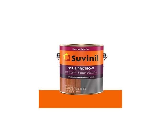 ESMALTE SINTETICO BRILHANTE LARANJA SUVINIL