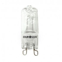 LAMPADA HALOGENA BIP G9 40W CLARA O1322 OUROLUX