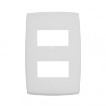 PLACA 4X2 2 POSTOS SEPARADOS 618506 PIAL PLUS