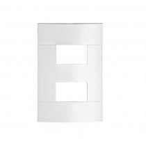 PRM 44221 PLACA 4X2 2 POSTOS SEPARADOS SCHNEIDER