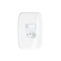 PRM 0720 CONJUNTO INTERRUPTOR SIMPLES + TOMADA 2P+T SCHNEIDER