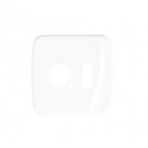 PRM 04514 PLACA 4X4 1 REDONDO + 1 POSTO SCHNEIDER