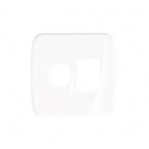 PRM 04534 PLACA 4X4 1 REDONDO + 3 POSTOS SCHNEIDER