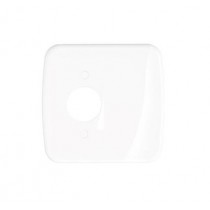 PRM 04584 PLACA 4X4 1 REDONDO + 1 SAIDA SCHNEIDER