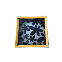 PLAFON QUADRADO FLOWER 30 CM  STARTEC