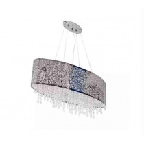 PENDENTE CRISTAL GRID OVAL STARTEC