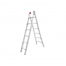 ESCADA DUPLA DE ALUMINIO 6 DEGRAUS 1.90 X 3.30