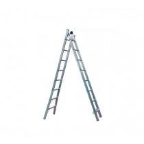 ESCADA DUPLA DE ALUMINIO 8 DEGRAUS 2.50 X 4.50