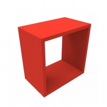 CUBO VERMELHO 28.5 X 28.5 X 17.5 CM MONTADO 1145