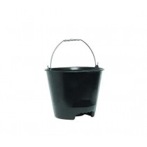 BALDE PARA CONCRETO PLASTICO PRETO 12 LITROS