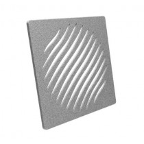 GRELHA ALUMINIO 150MM QUADRADA