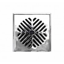 GRELHA PARA CAIXA SIFONADA QUADRADA 10 CM - POLIDO