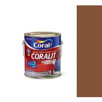 ESMALTE ACETINADO MARROM CONHAQUE CORAL