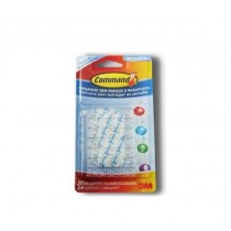 MINI SUPORTE TRANSPARENTE PARA FIO COMMAND 3M