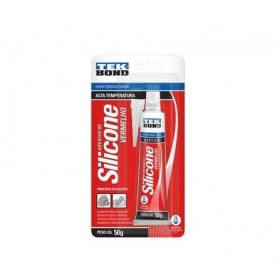SILICONE VERMELHO ALTA TEMPERATURA 50 G TEK BOND