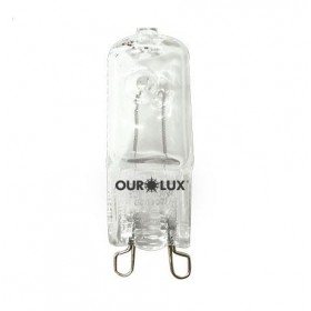 LAMPADA HALOGENA BIP G9 60W CLARA O1326 OUROLUX