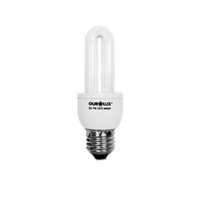 LAMPADA COMPACTA 2U 7W X 127 AMARELA 04504 OUROLUX