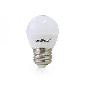 LAMPADA SUPER LED 4W BOLINHA BRANCA 20000 OUROLUX
