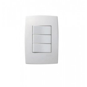 INTERRUPTOR TRIPLO SIMPLES 613100 PIAL PLUS