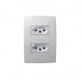 TOMADA UNIVERSAL DUPLA 615075 PIAL PLUS