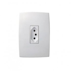 TOMADA 2P+T PADRAO NOVO 615077 PIAL PLUS