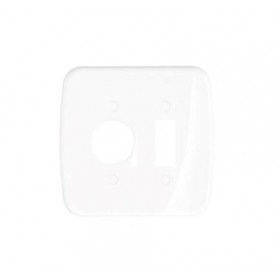 PRM 04514 PLACA 4X4 1 REDONDO + 1 POSTO SCHNEIDER