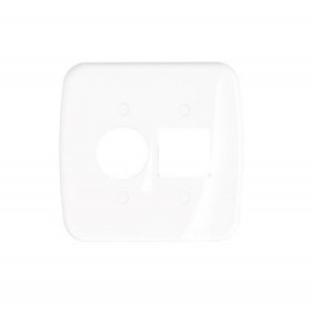 PRM 04524 PLACA 4X4 1 REDONDO + 2 POSTOS SCHNEIDER