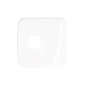 PRM 04584 PLACA 4X4 1 REDONDO + 1 SAIDA SCHNEIDER