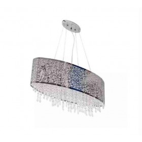 PENDENTE CRISTAL GRID OVAL STARTEC