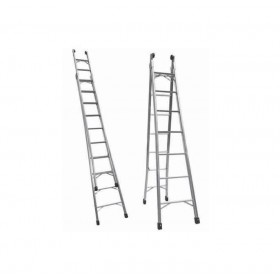 ESCADA DUPLA DE ALUMINIO 7 DEGRAUS 2.20 X 3.90