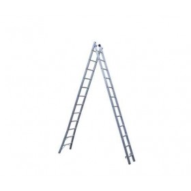 ESCADA DUPLA DE ALUMINIO 12 DEGRAUS 3.70 X 6.60