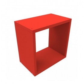 CUBO MODULAR 28.5 X 28.5 X 17.5 CM VERMELHO 0640