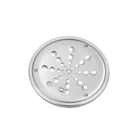 GRELHA INOX SIMPLES REDONDA 15 CM 0849 TECNOTRAVA