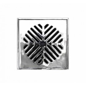 GRELHA PARA CAIXA SIFONADA QUADRADA 15 CM - POLIDO