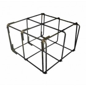 SAPATA COM 6 FERROS 3/8 CA 40 X 40 X 20