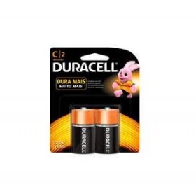 PILHA DURACELL C MEDIA COM 2 PECAS