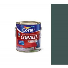 ESMALTE ACETINADO VERDE COLONIAL CORAL