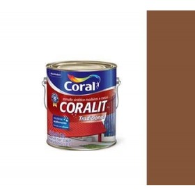 ESMALTE ACETINADO MARROM CONHAQUE CORAL