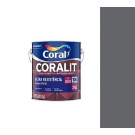 ESMALTE SINTETICO ALTO BRILHO CINZA ESCURO CORALIT