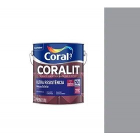 ESMALTE SINTETICO ALTO BRILHO CINZA MEDIO CORALIT