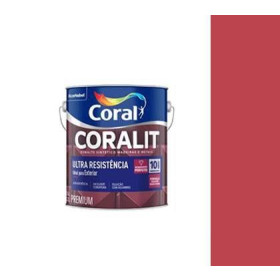 ESMALTE SINTETICO ALTO BRILHO VERMELHO CORALIT