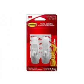 GANCHO ADESIVO MEDIO COMMAND 3M