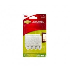 FECHO COMMAND BRANCO PEQUENO 3M